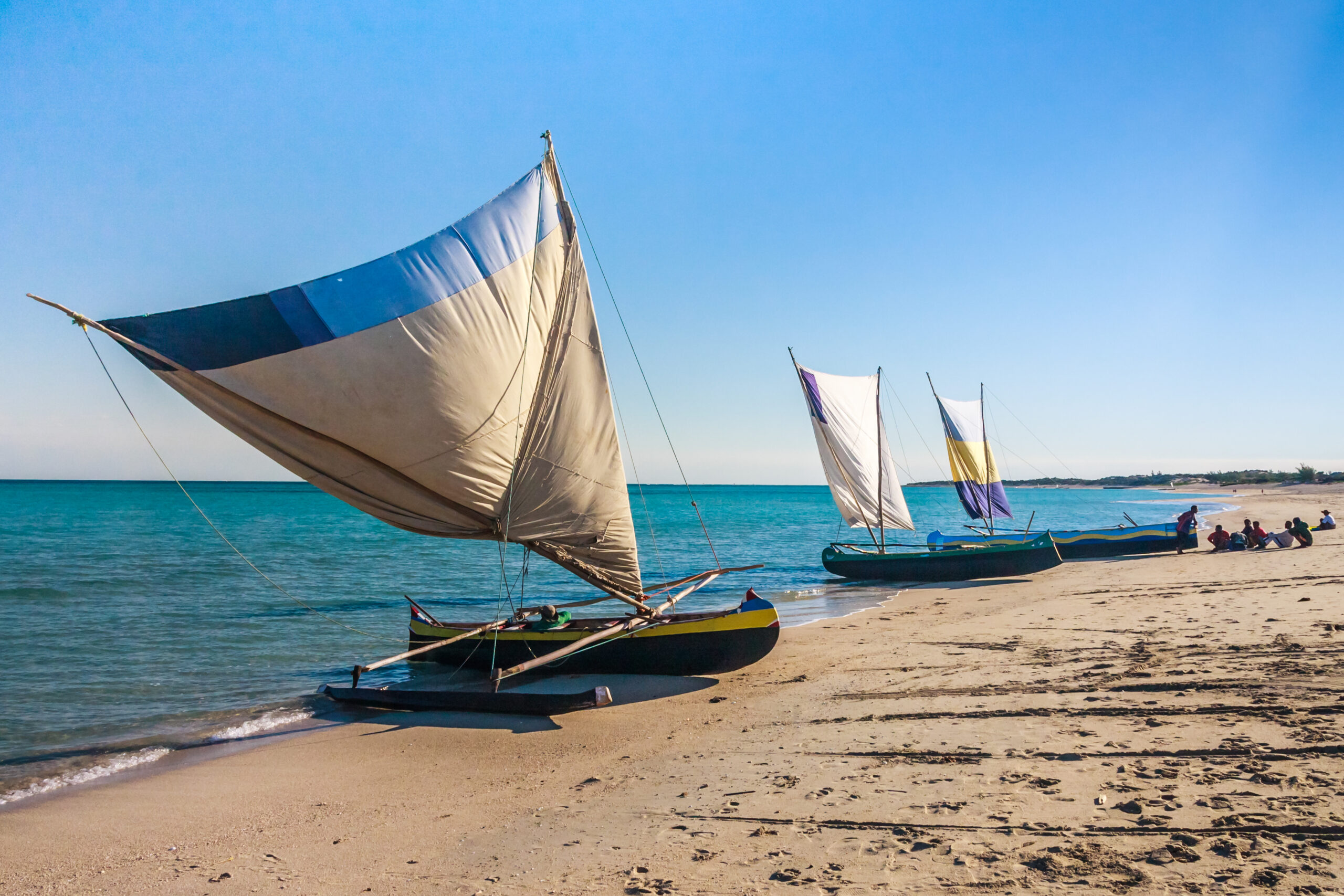 Fishing,Dugouts,To,Anakao,,Southern,Madagascar